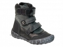 210-21,1,52Б Тотто (Totto), ботинки демисезонные утепленные, байка, черный, кожа, нубук. в Перми