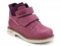 1071-10 (26-30) Миниколор (Minicolor), ботинки детские ортопедические профилактические утеплённые, кожа, флис, розовый в Перми
