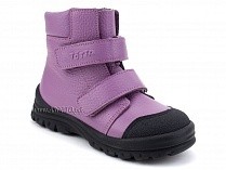 3381-700 Тотто (Totto), ботинки детские утепленные ортопедические профилактические, кожа, сиреневый. в Перми