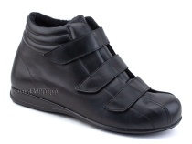 5008-02-1 Плюмекс (Plumex), ботинки для взрослых зимние, натуральная шерсть, кожа, черный, полнота 10 в Перми