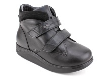 141607W Сурсил-Орто (Sursil-Ortho), зимние ботинки для взрослых, ригидная подошва, диабетическая подкладка, натуральный мех, кожа, нубук, черный, полнота 11 в Перми