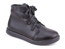 3547-1-1 Тотто (Totto), ботинки детские утепленные ортопедические профилактические, кожа, черный. в Перми