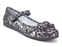 36-250 Азрашуз (Azrashoes), туфли подростковые ортопедические профилактические, кожа, черный, серебро в Перми