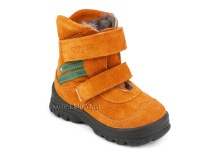203-85,044 Тотто (Totto), ботинки зимние, оранжевый, зеленый, натуральный мех, замша. в Перми